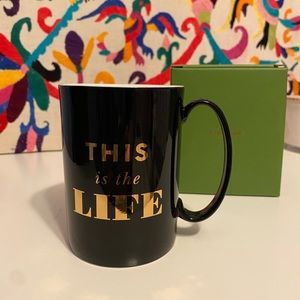 ✨NWT✨ Kate Spade/Lenox Simply Sparkling Mug - This Is The Life